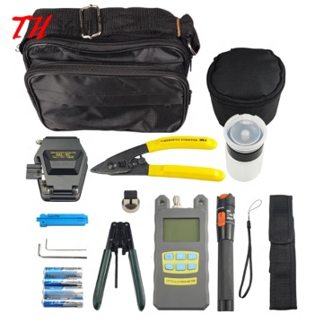 Kit di attrezzatura ottica di vendita a caldo: strumenti in fibra ottica con misuratore di potenza, spogliarellista e mannaia