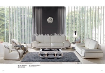 2015 hot selling home used real leather sofa /living room furniture modern sofa