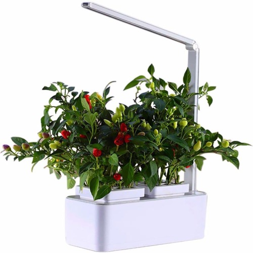 Intelligente LED-Licht-Hydroponik-Systeme Indoor-Blumentopf