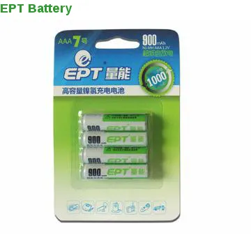 AAA900mAh remote control NI-MH rechargeable battery