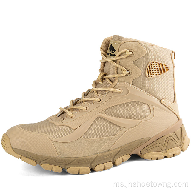 Mens Military Tactical Boots Suede Leather