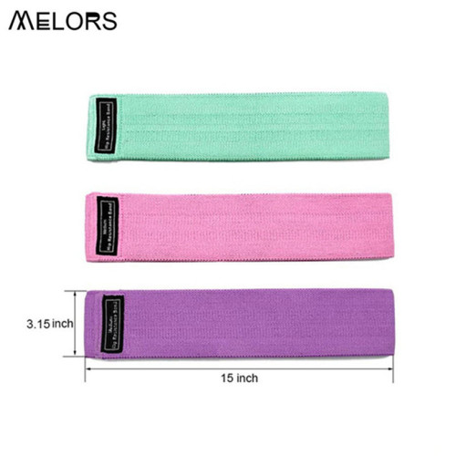 Fabric Hip Bands 3 Pack Set Wide Non-Slip