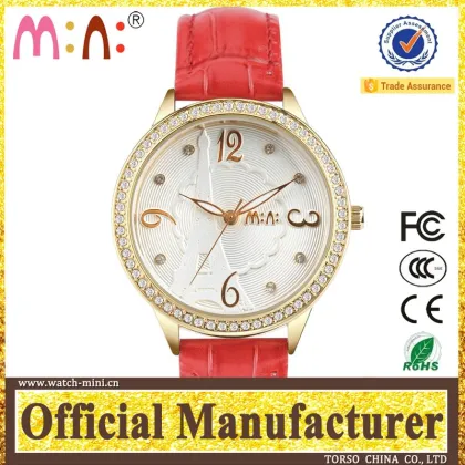 Factory price high quality 2015 Artistic design wrist sport omax ladies watch