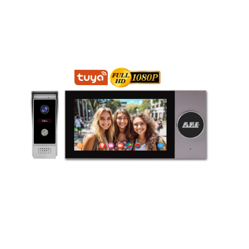 Multi-Language Tuya Smart Wi-Fi Video Door Phone with Intercom and Visual Videophone Kit