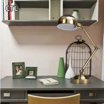 Energy-saving Satin Bronze Led Desk Lamps
