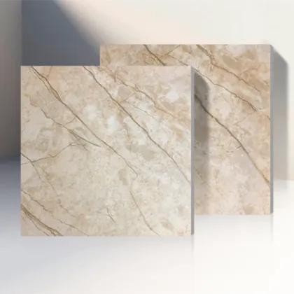 Premium 800x800 Golden Line Floor Tile for Hotel Flooring