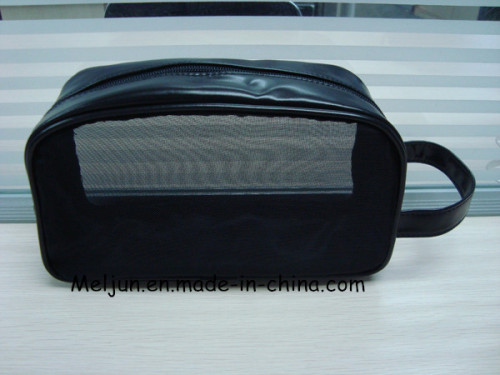 Black Mesh Cosmetic Bag (MJC-9278)