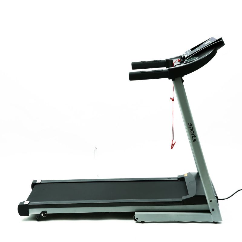 Compact Electric Treadmill with Silent Motor for Home Fitness