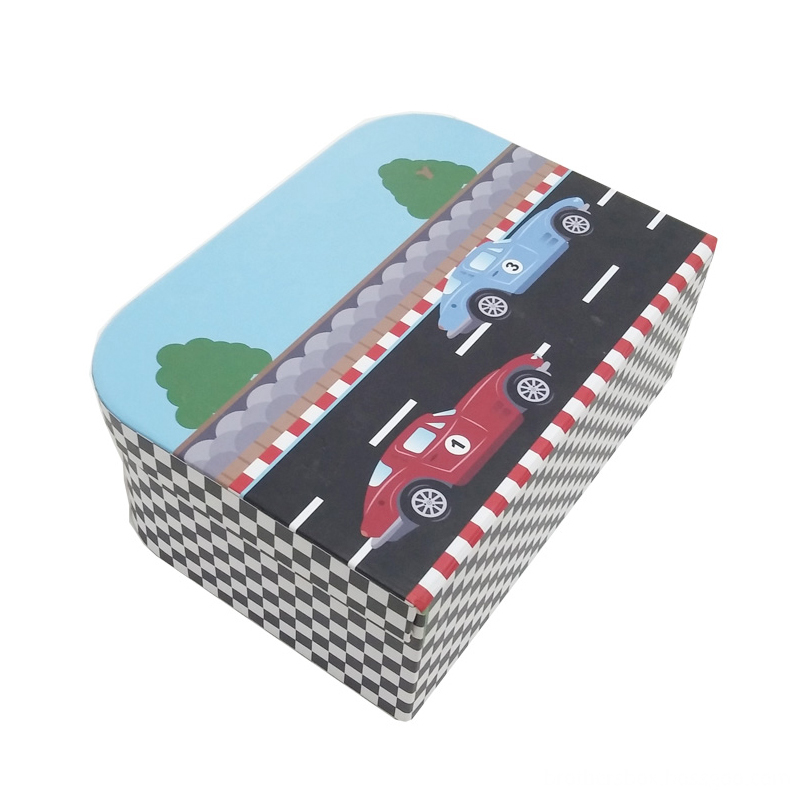 New Design Print Cardboard Car Cover Suitcase Box