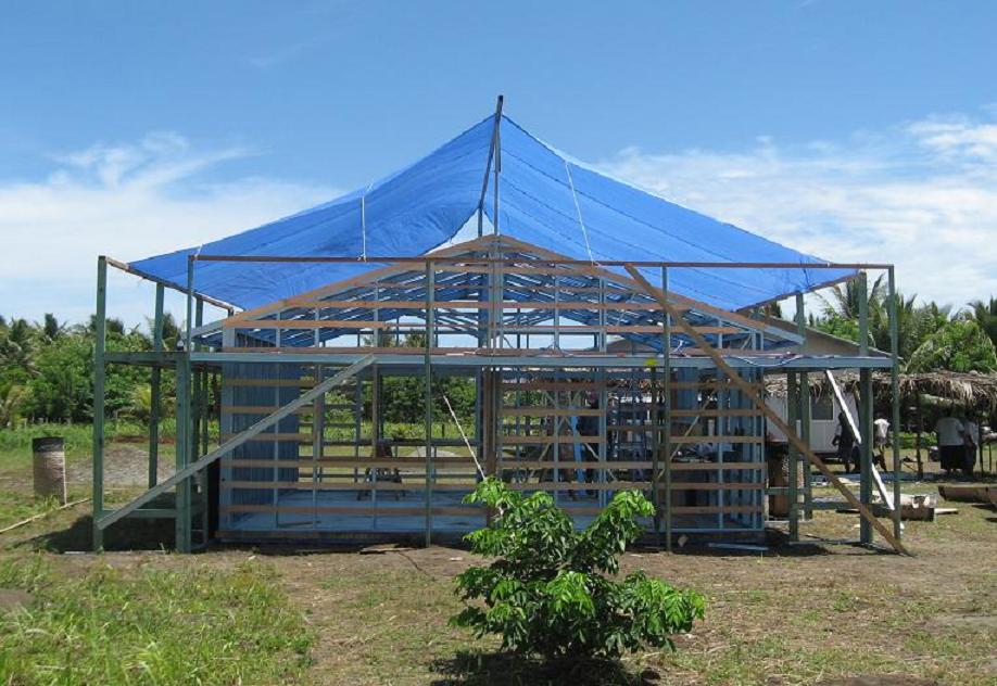 Arquitetura da paisagem cênica aço leve