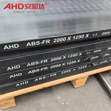 Flame Retardant ABS Sheet Black FR ABS 35mm