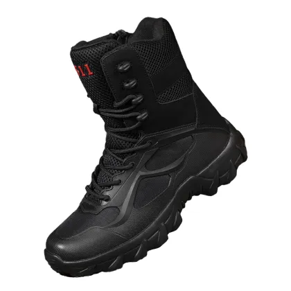Mens Breathable Tactical Martin Boots