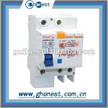 HH45LE 1P+N Combined electronic residual current circuit breaker RCBO RCCB