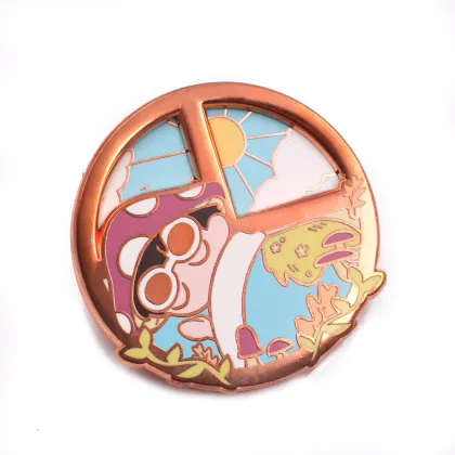 Custom Rotate Science Enamel Pins