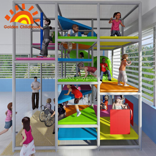 Equipo de estructura de juego para niños interior con tobogán