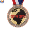 Custom With Own Design Metal Logo Médailles
