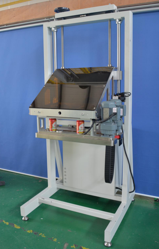 Internal pressure detection machine for aluminum cans