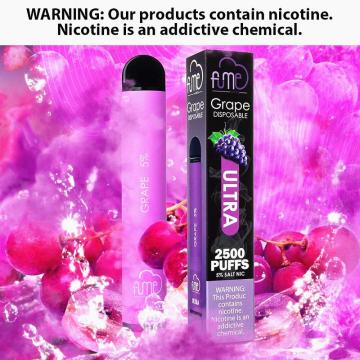 OEM FUME ULTRA DISPOVÍVEL VAPE PENS 2500 PUFFS