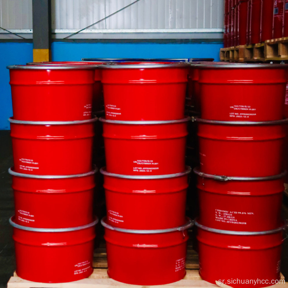 Кристалну хромну киселину се користи у катализаторима / синтетичким гумима