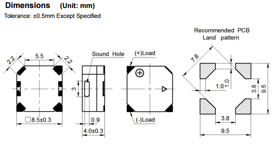 smt buzzer