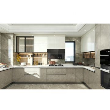 Mobile da cucina in legno massiccio con hardware: mobili di design personalizzati