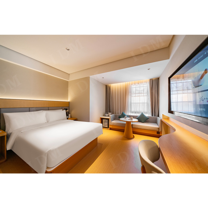 Design moderno Móveis de quarto de quartos de hotel de 3 a 5 estrelas