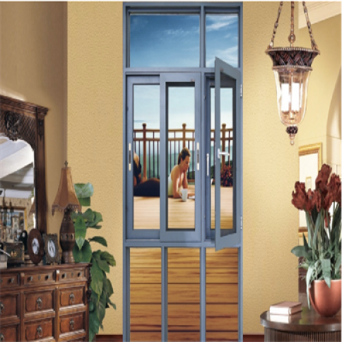 Aluminum Swing Window with Diamond Mesh