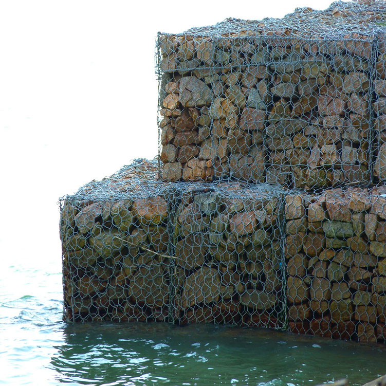 Woven Gabion Galvanized baskte