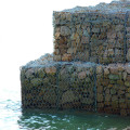 PVC เคลือบตะกร้าเพชร Gabion