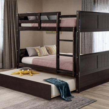 Wooden furniture double wooden children double bed