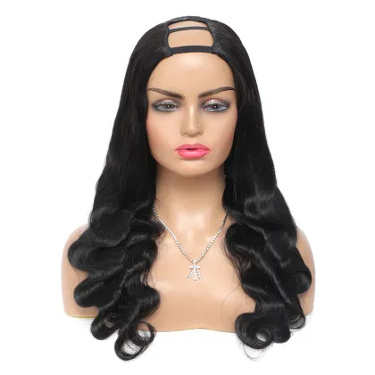 Brazilian Natural Human Hair Wig U Part Wigs Cheap Glueless 150% Density Remy Wigs