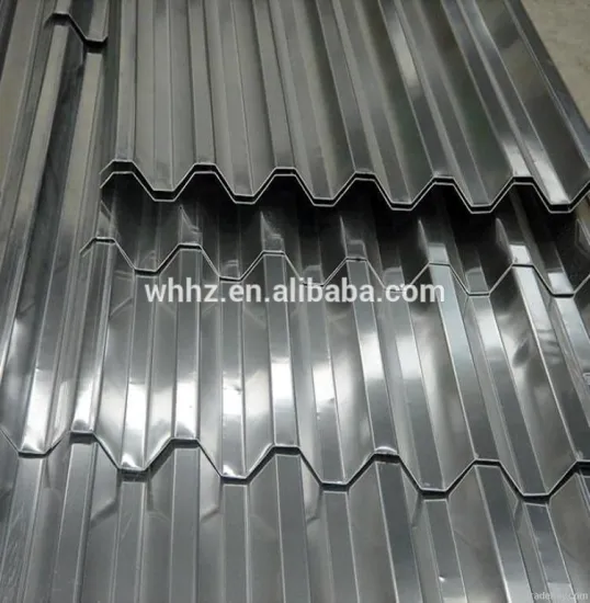 corrugated steel sheet for roofing of different size