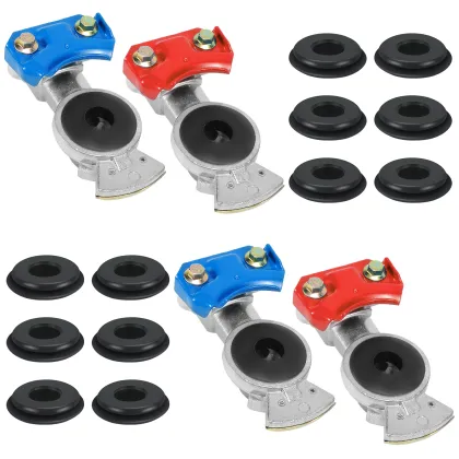 High-Quality Glad Hand Set with Seals for Trailer Truck Air Hose Fittings - Pneumatic Aluminum Emergency Glad Hand