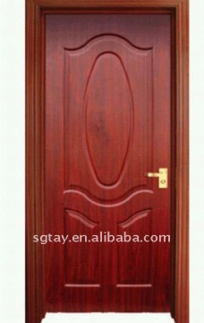 Non-painting PVC film door