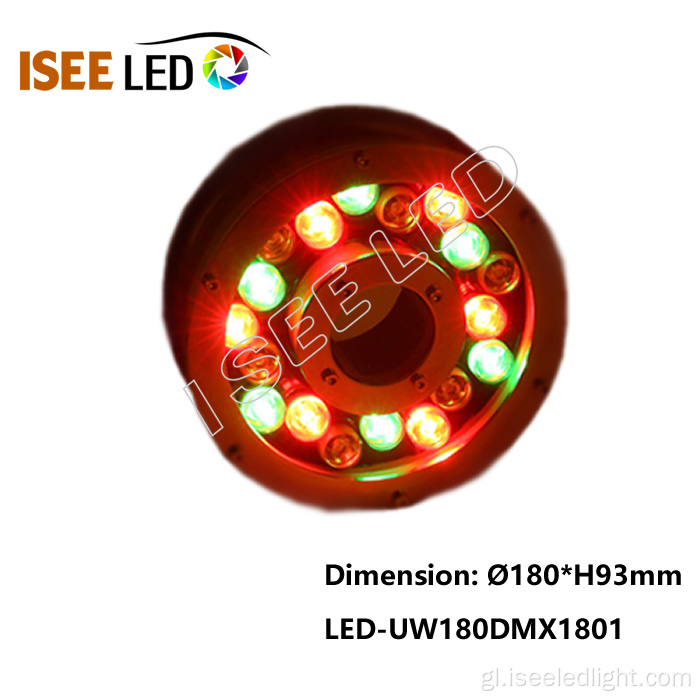 DMX RGB IP68 impermeable LED