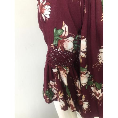 Printed Viscose Crepe Blouse