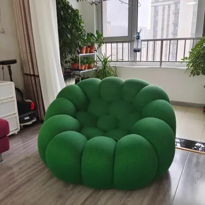 Comfy Lazy Armchair: Single Seater Lounge Sofa for Living Room and Bedroom