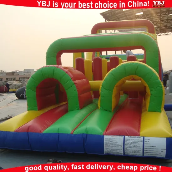 chinese manfacture inflatable obstacle course inflatable colorful games