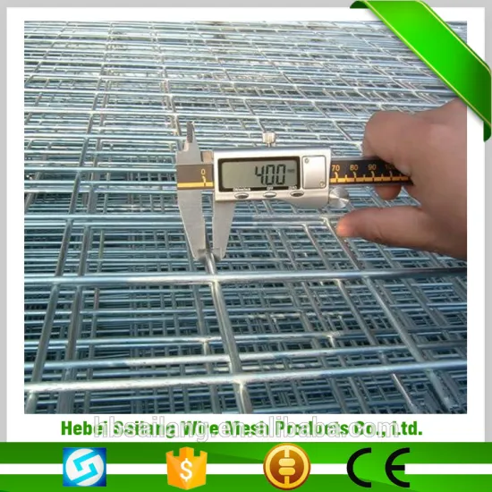 Reinforcing steel bar welded wire mesh panel import from china