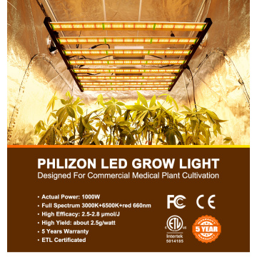 LED டாப் லைட்டிங் 1000W Grow Lamp