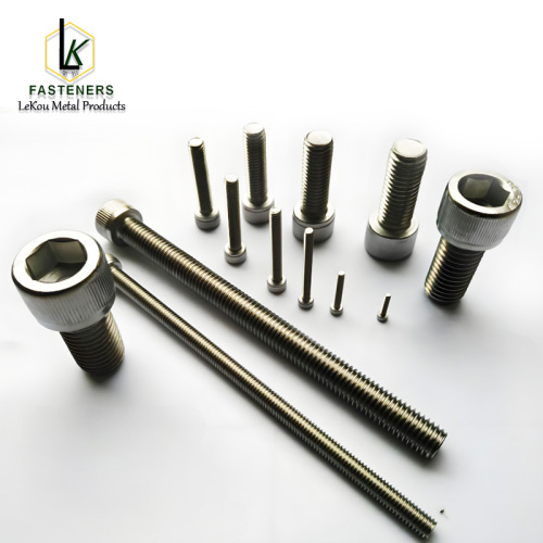 Шрубы з шестигранной галоўкай з нержавеючай сталі