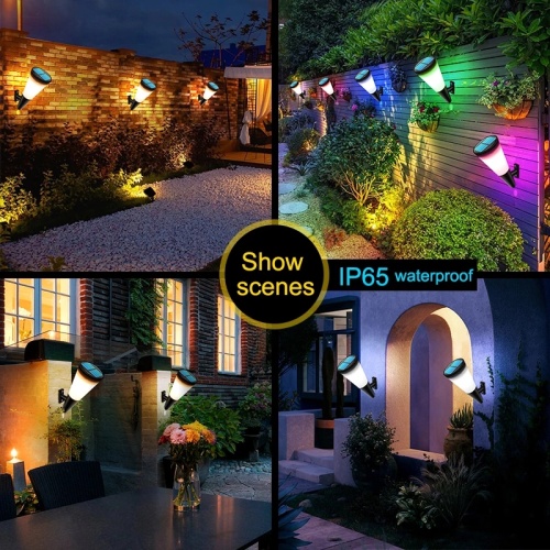 Solar Security Torch Lamp