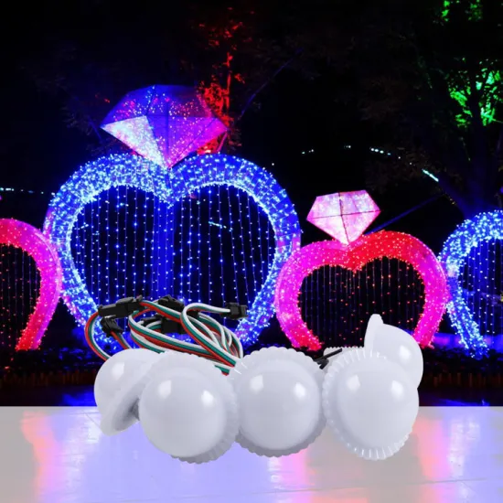 DC12V RGB LED Point Light - Programmable Playground Amusement Lights