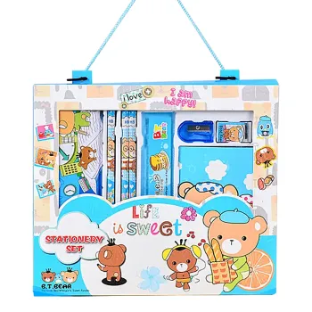 Back to School Stationery Essentials: Notebook, Pencil Box, and Kids' Stationery Set for Children's Gifts