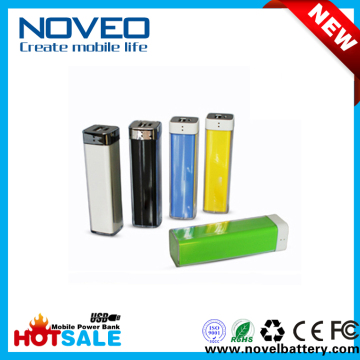 Manual Customized Power Bank, Colorful Lipstick 2600mAh Power Bank (PB204)