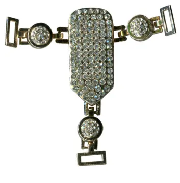 Shinning Sandal Chain Rhinestone Trimming, Sparking Rhinestone Chain Sandals for Lady Party