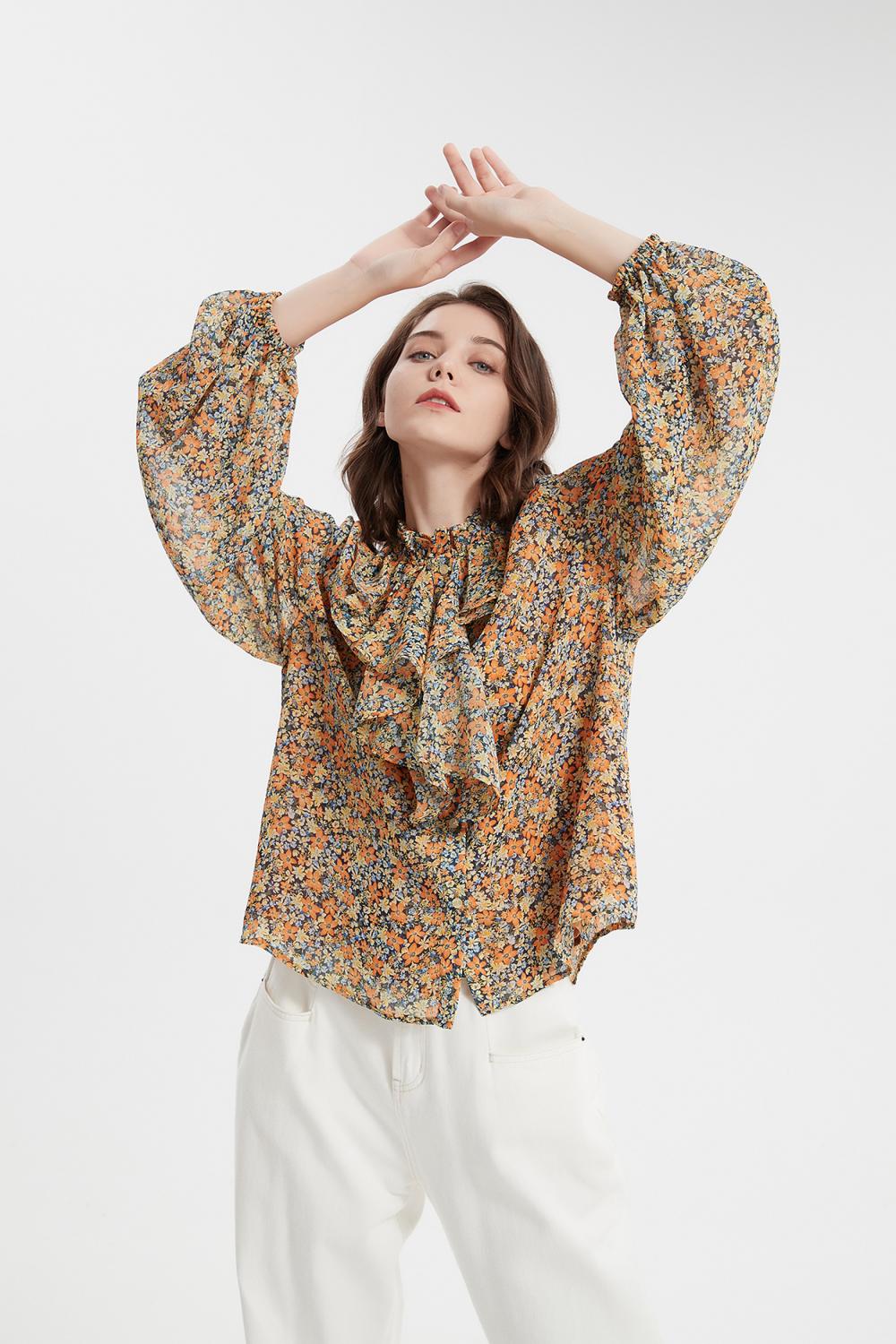 Summer Floral Blouse