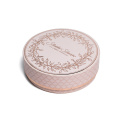 Foil Stamp Pink Eyelash Round Box