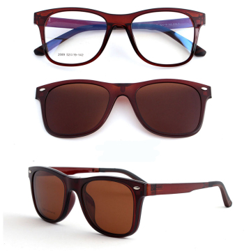 Wholesale Coffee-Color Clip-on Sunglasses: High Quality at Factory Direct Prices