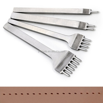 4mm Leather Craft Tool Set: 1+2+4+6 Prong Punches & Stitching Tool